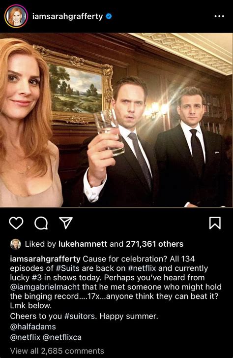 I find it interesting that Sarah Rafferty chose the first pic to ...